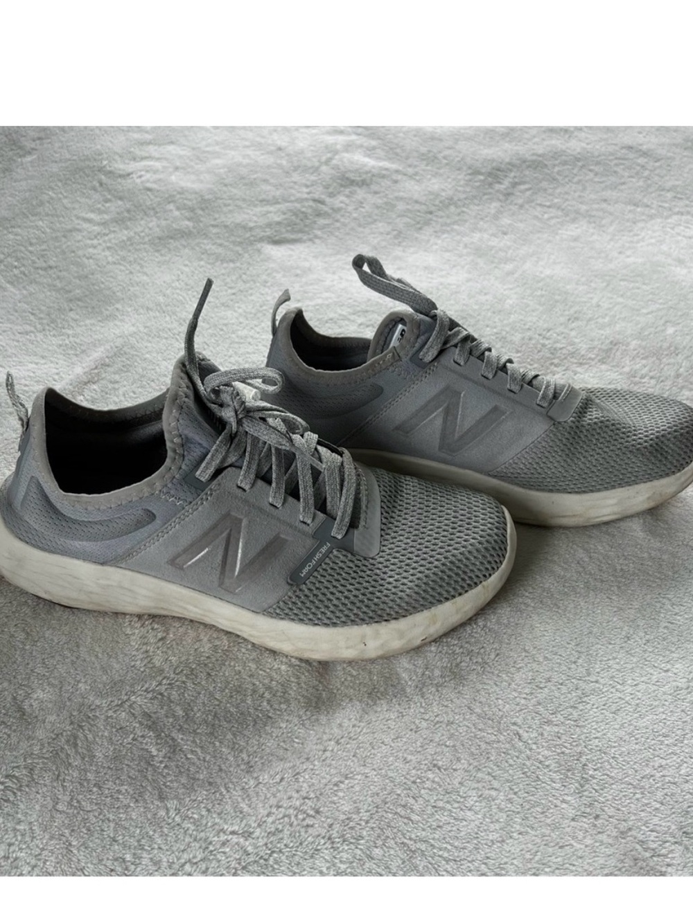 Women’s New Balance Light Gray Running Shoes